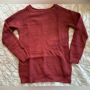 Cozy Knit Sweater in Rich Burgundy